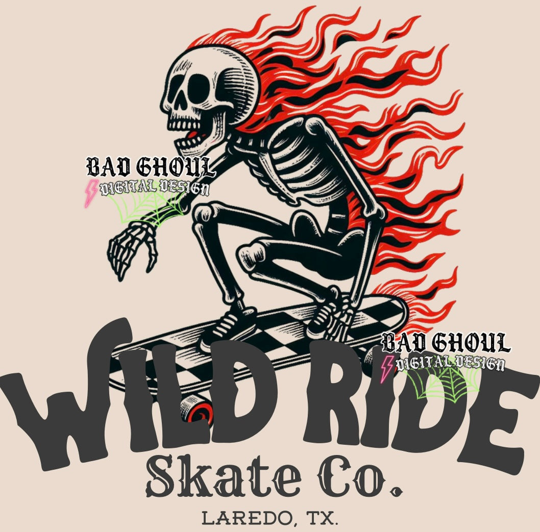 Wild Ride Skate Co. PNG Download