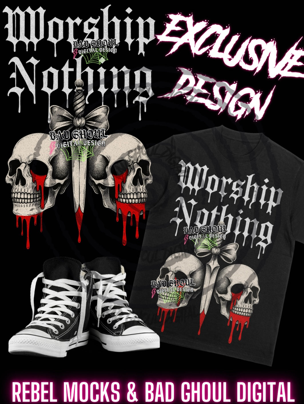 EXCLUSIVE Worship Nothing PNG DOWNLOAD