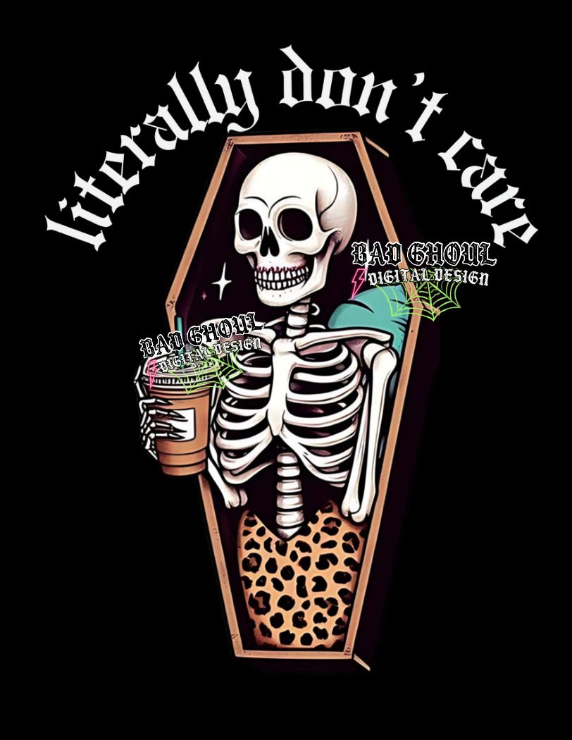 Literally Dont Care PNG Download