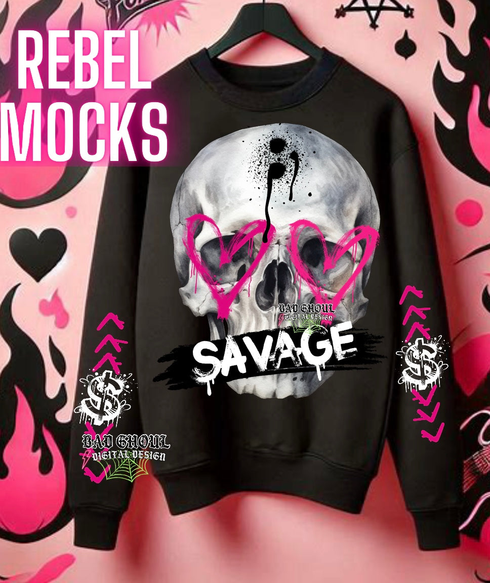 Savage + Sleeves PNG Download