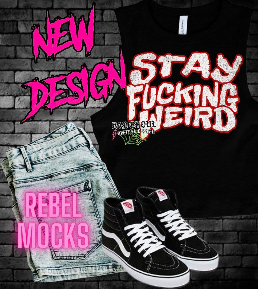 Stay Fucking Weird PNG Download