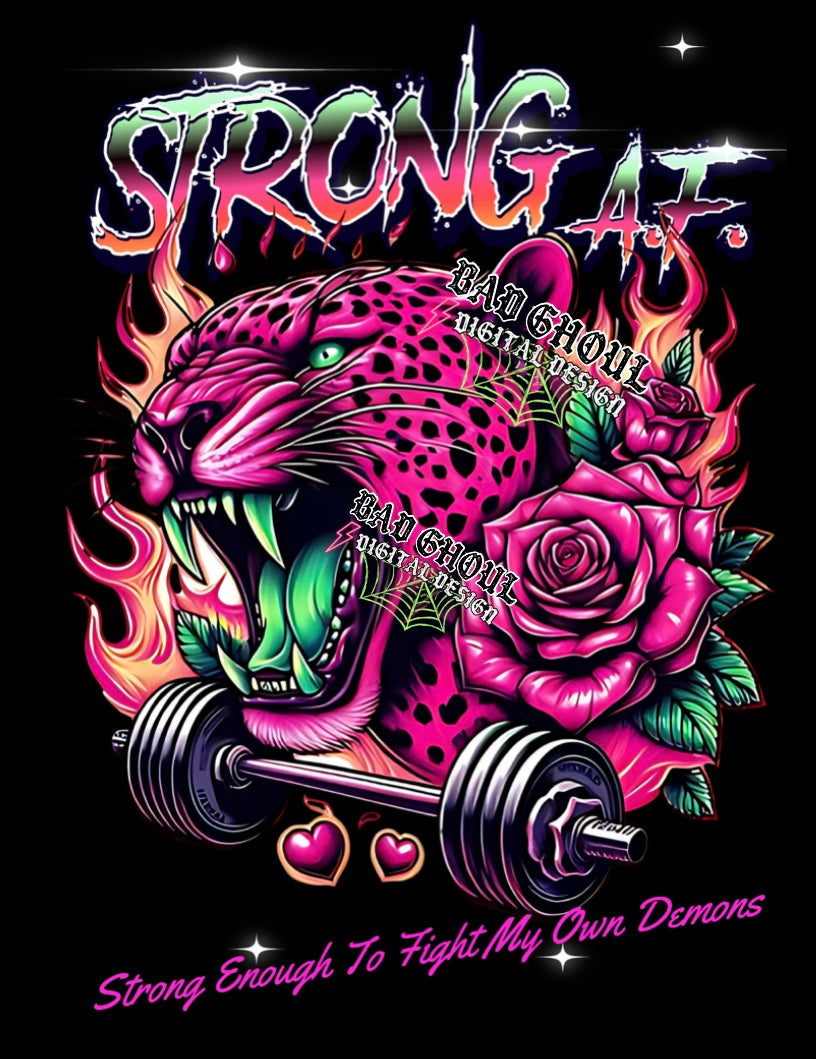 Strong AF PNG Download