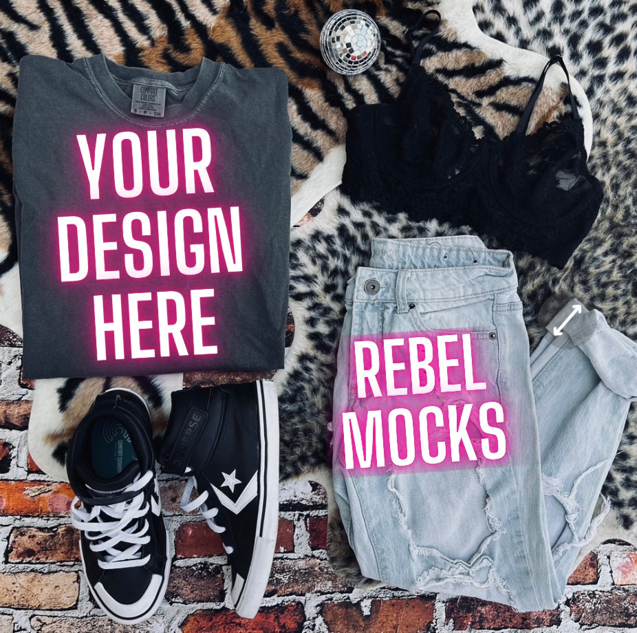 Pepper Alt Trendy Mock Up Flat Lay