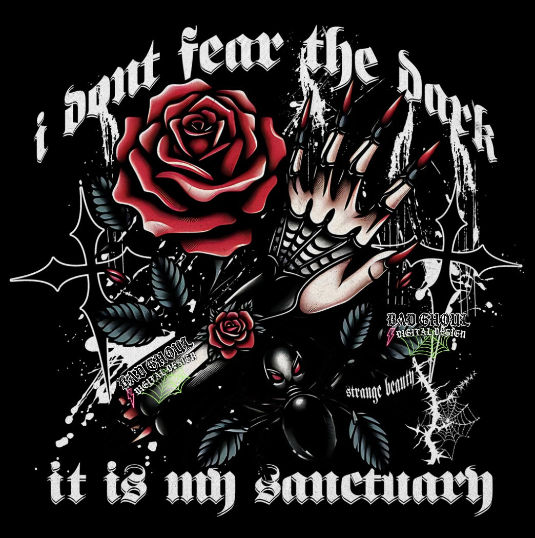 I Don’t Fear The Dark It Is My Sanctuary PNG Download