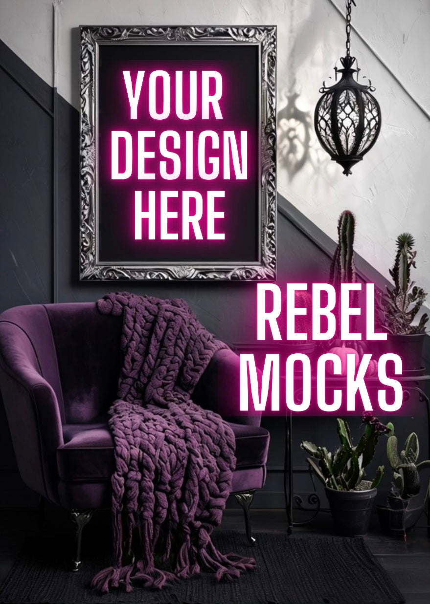 Canvas Wall Art Mock Up TRENDING