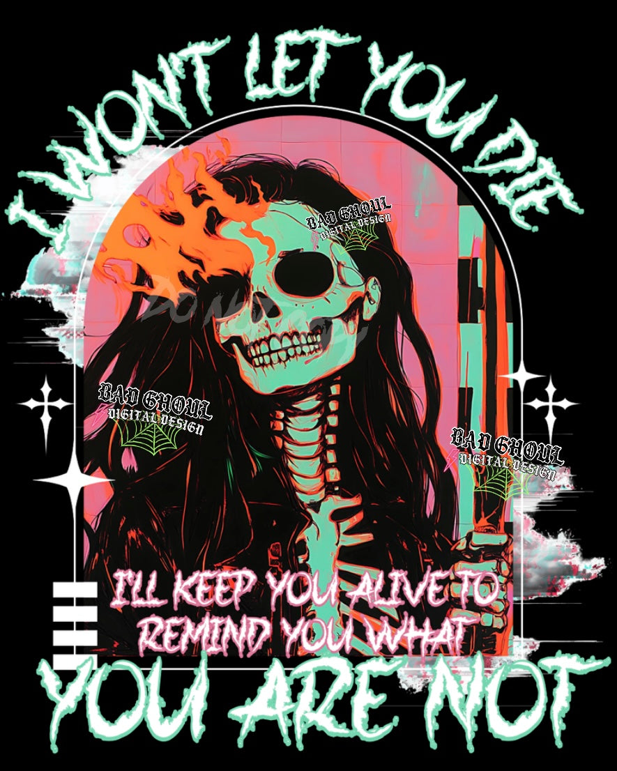 Exclusive I Won’t Let You Die PNG Download