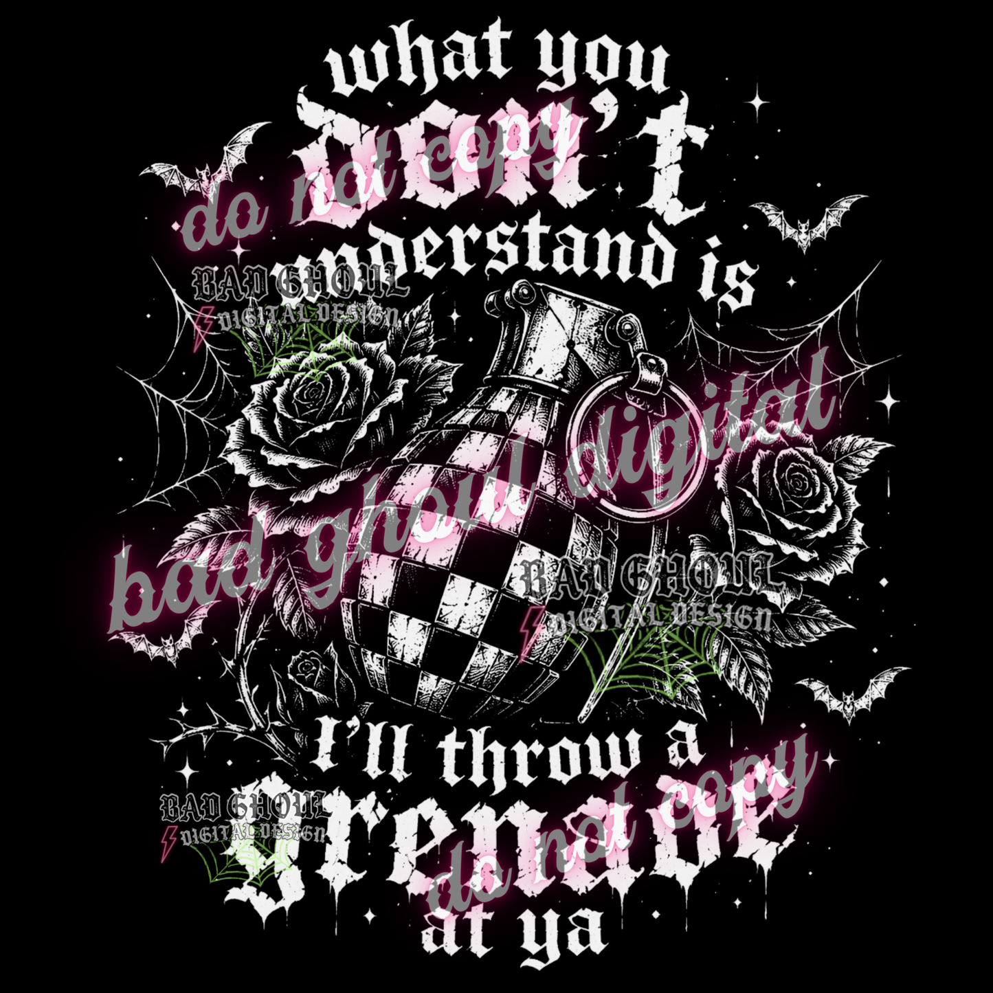 What you don't understand | PNG DOWNLOAD | BLACK FAB ONLY
