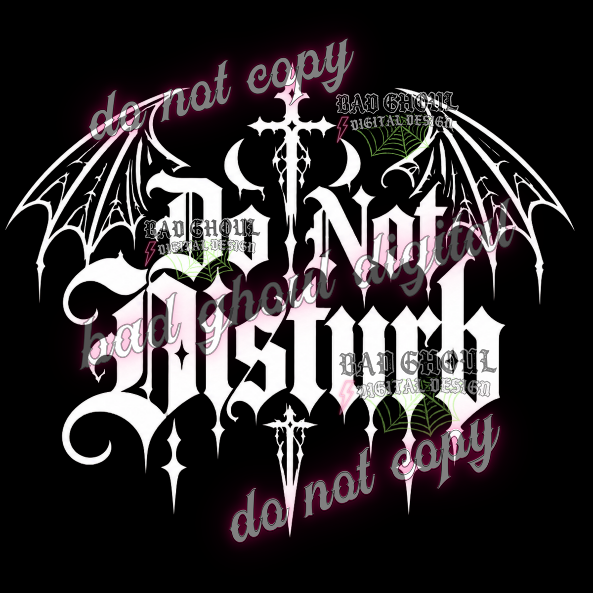 Do Not Disturb I PNG DOWNLOAD BLACK FAB ONLY