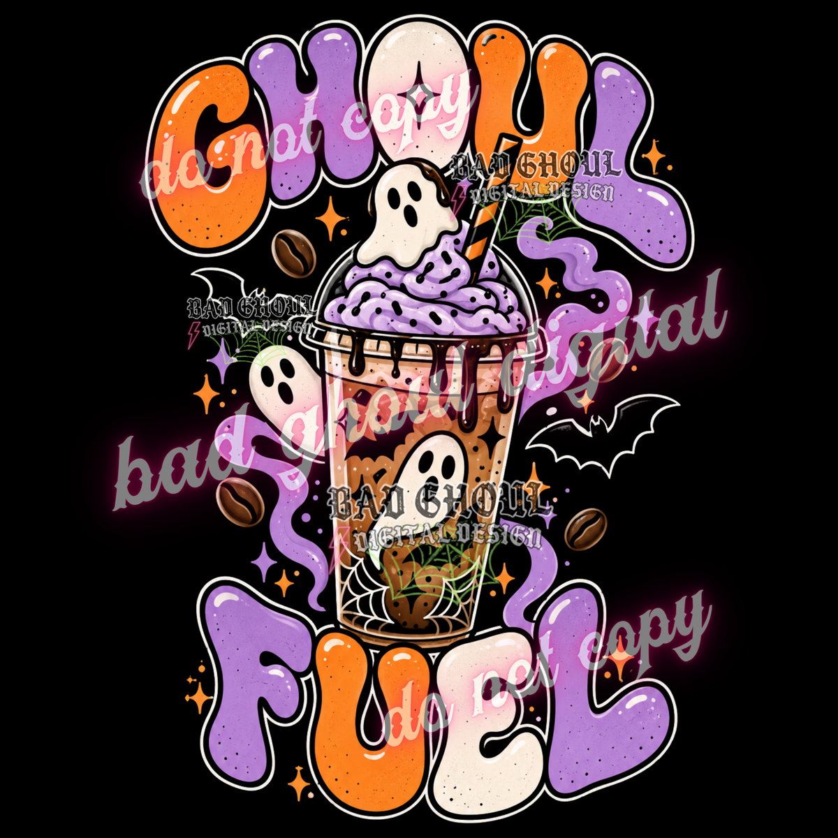 Ghoul Fuel | PNG DOWNLOAD BLACK FAB ONLY