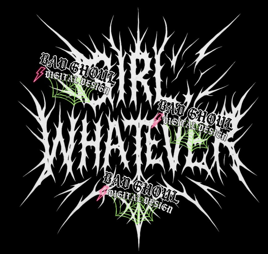 Girl Whatever PNG DOWNLOAD Black Fab