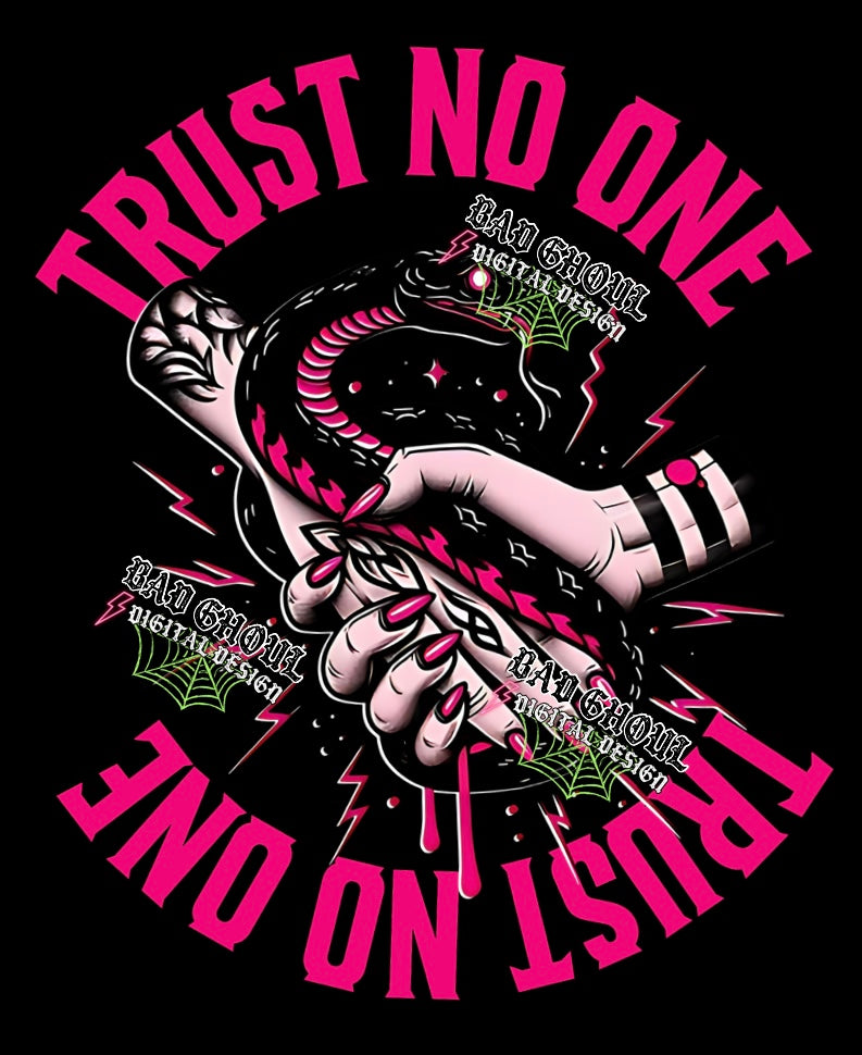 Trust No One PNG Download