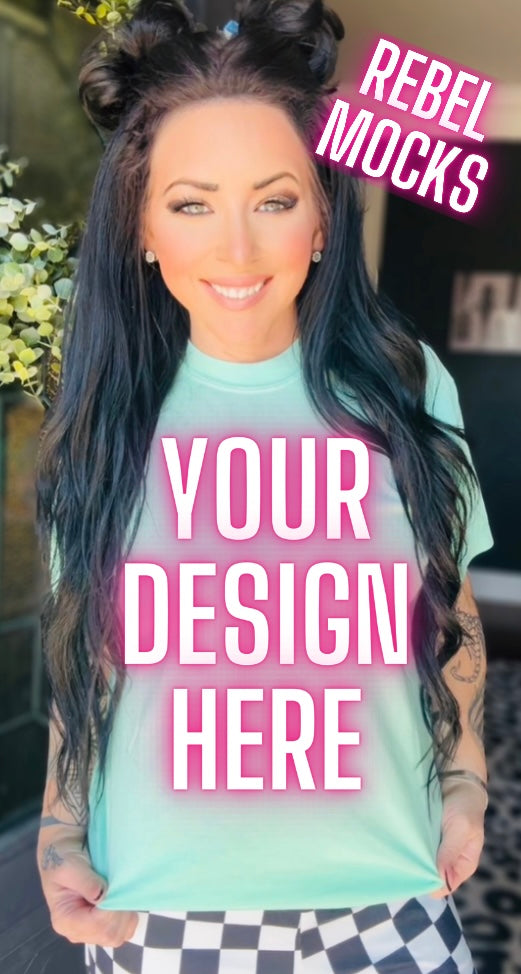 Cc Chalky Mint Vibez Model Mock Up