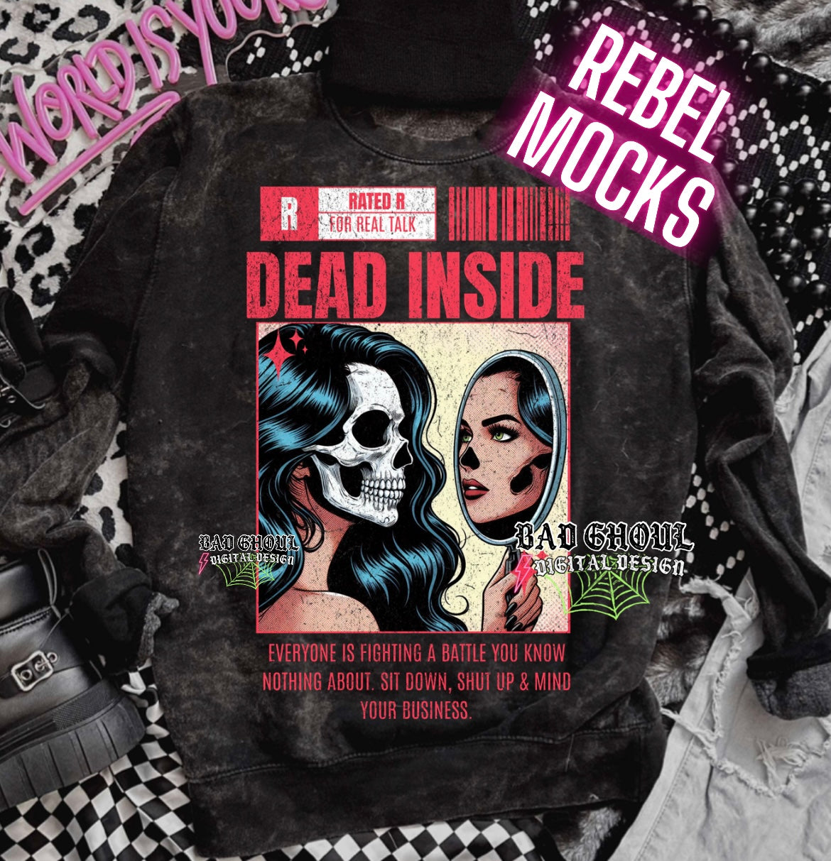 Exclusive Dead Inside PNG Download