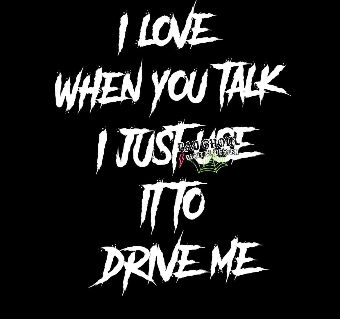 I love when you talk PNG Download