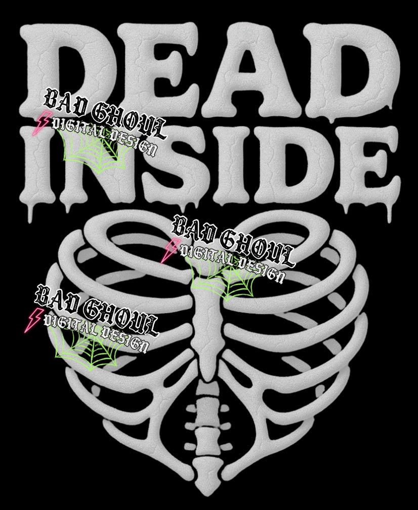 Dead Inside Faux Puff PNG DOWNLOAD