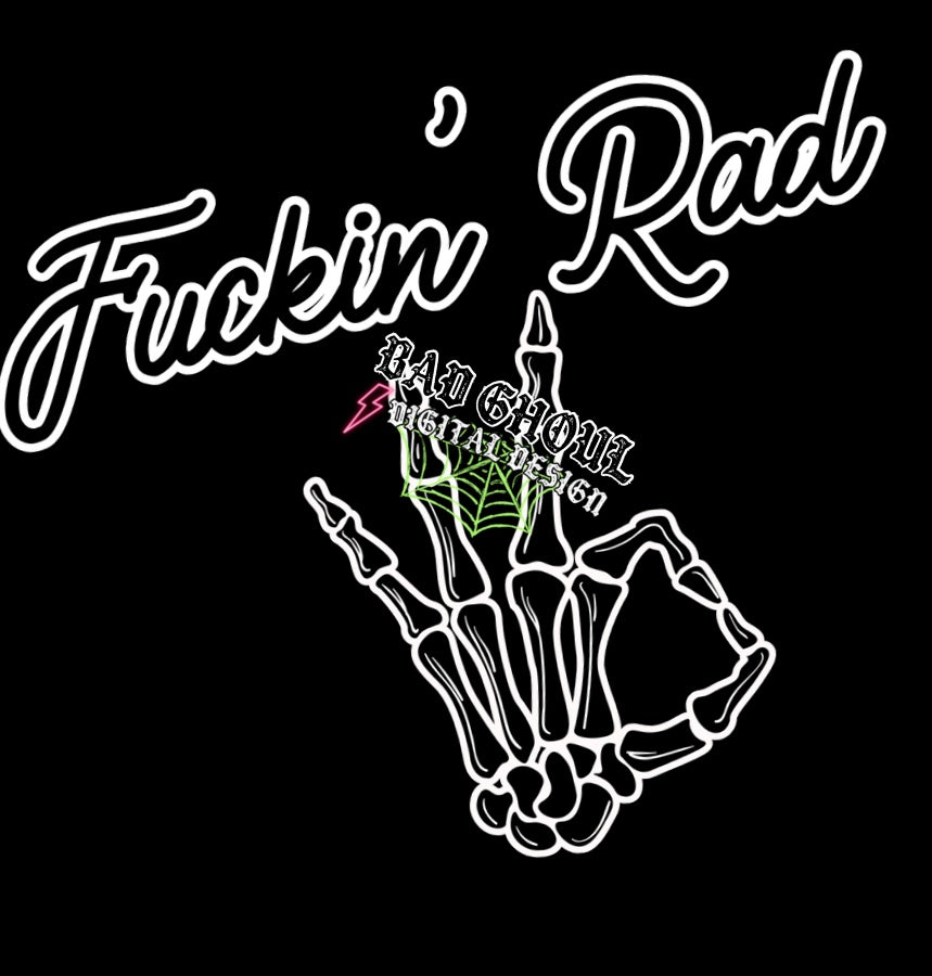Fuckin Rad PNG Download