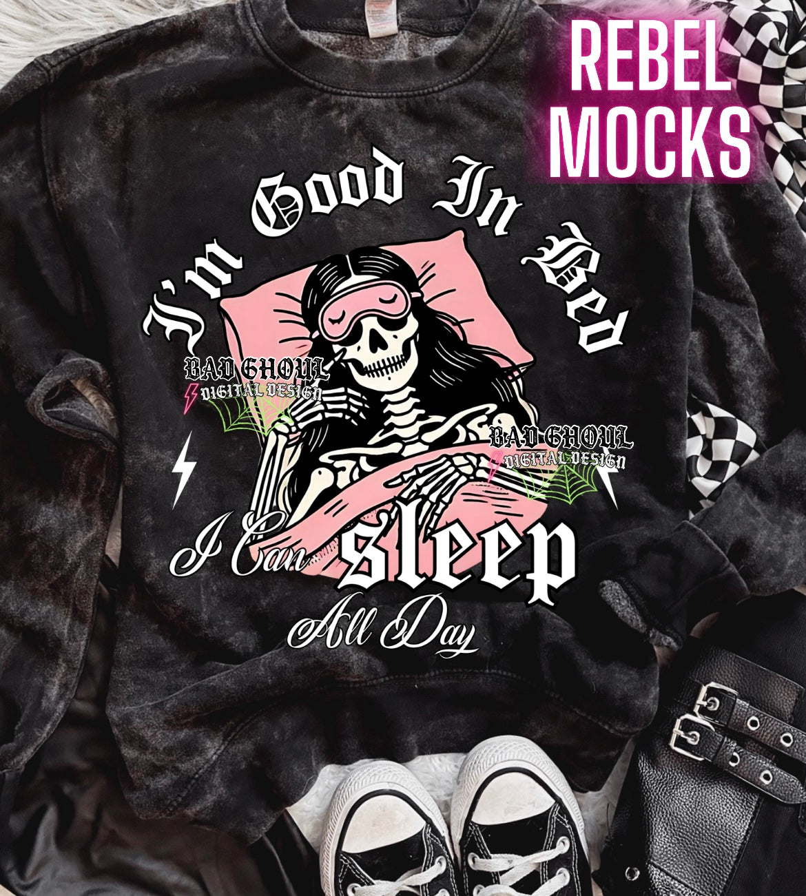 Im Good In Bed PNG Download