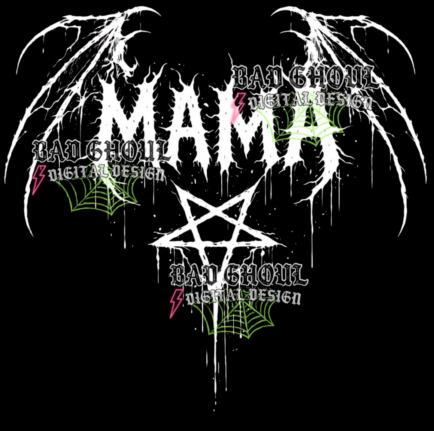Mama | PNG DOWNLOAD BLACK FAB ONLY