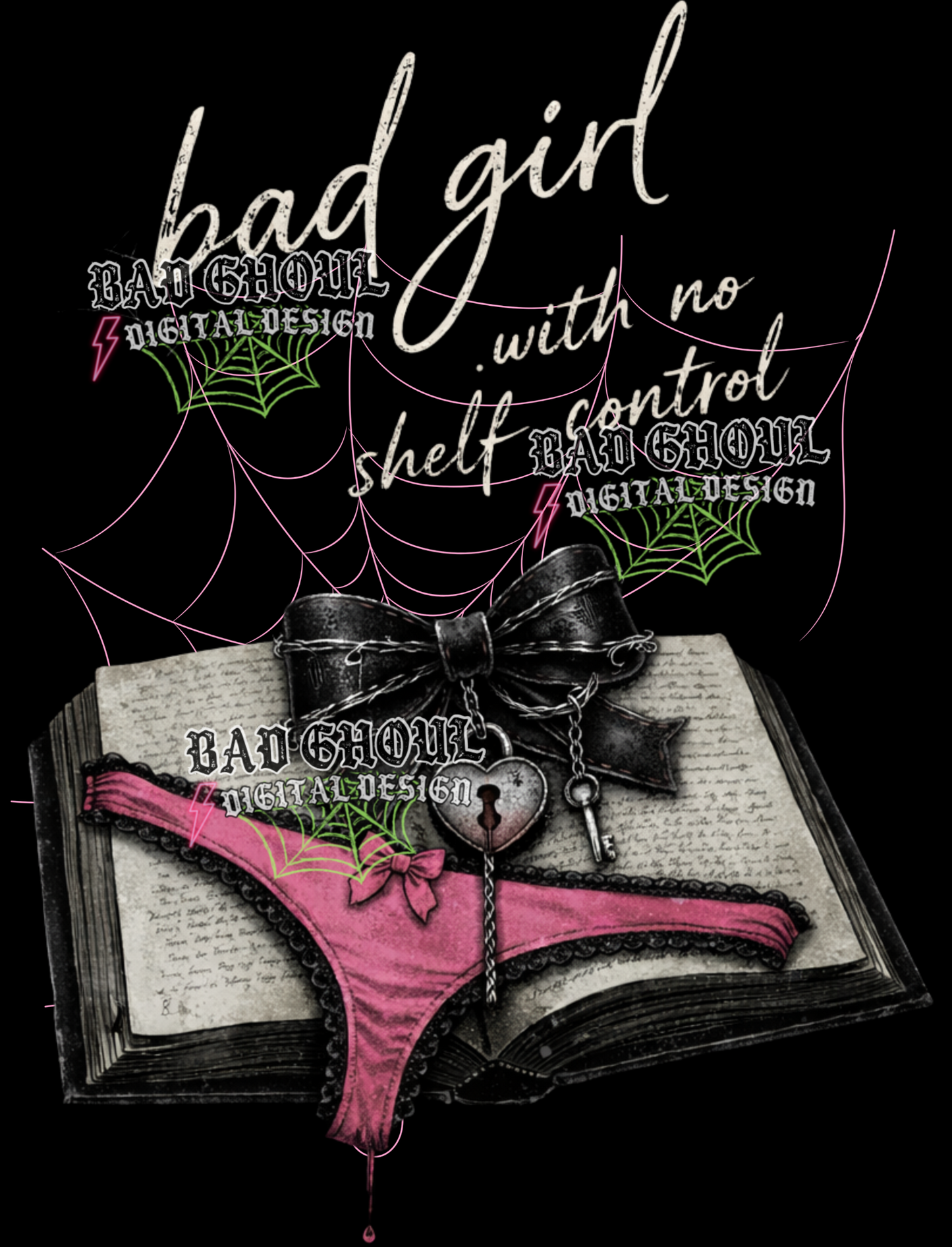 Bad Girl with no shelf control | PNG DOWNLOAD BLACK FAB ONLY