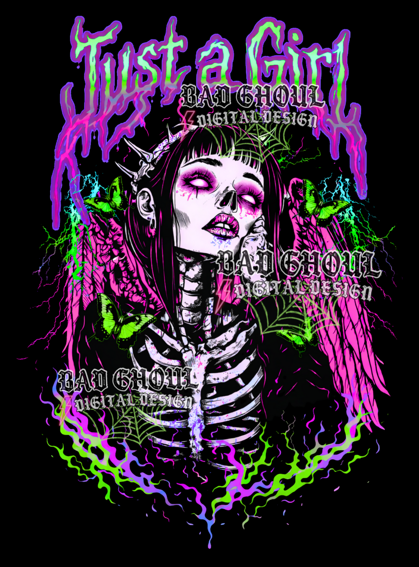 Just a girl | PNG DOWNLOAD BLACK FAB ONLY