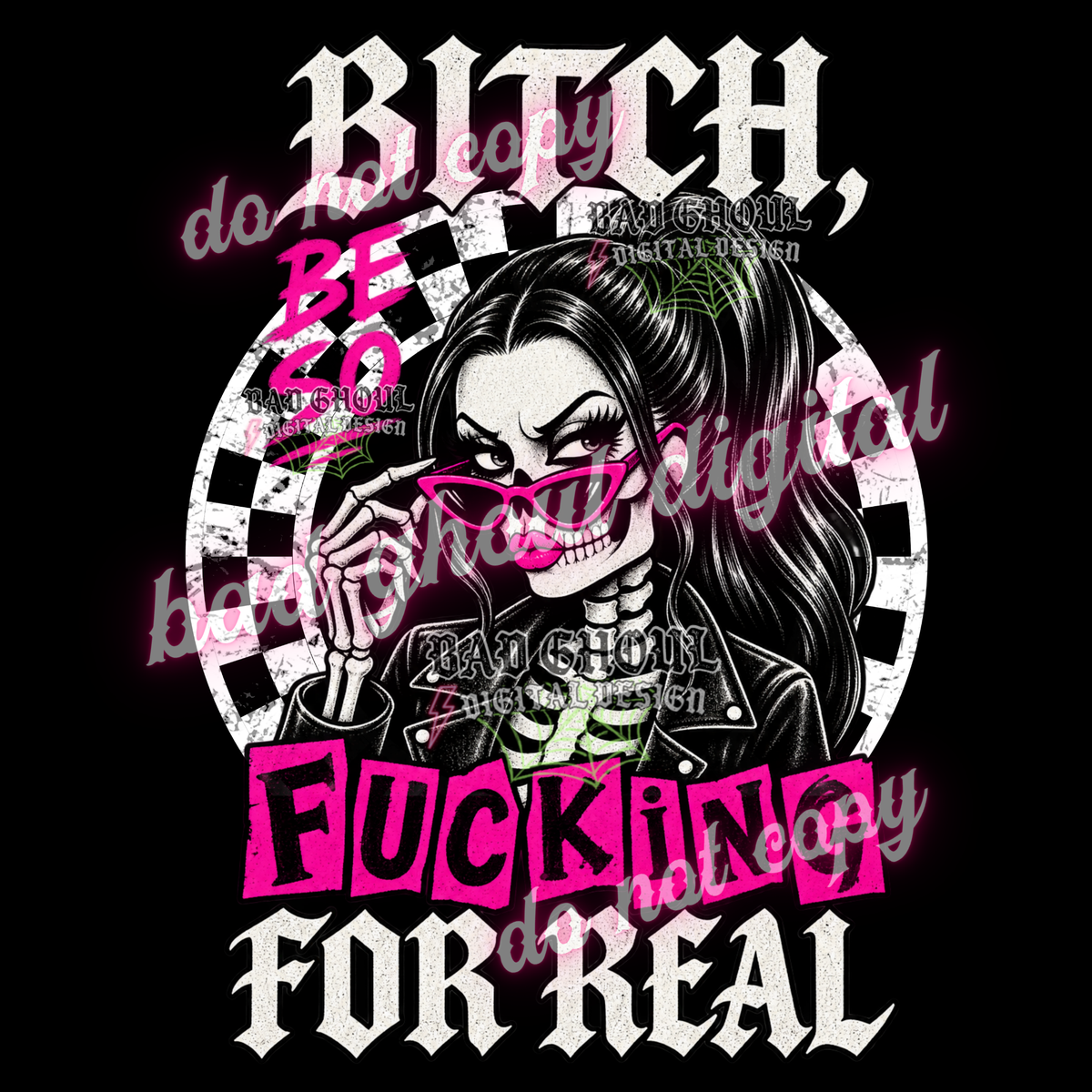 Bitch, be so fucking for real | PNG DOWNLOAD