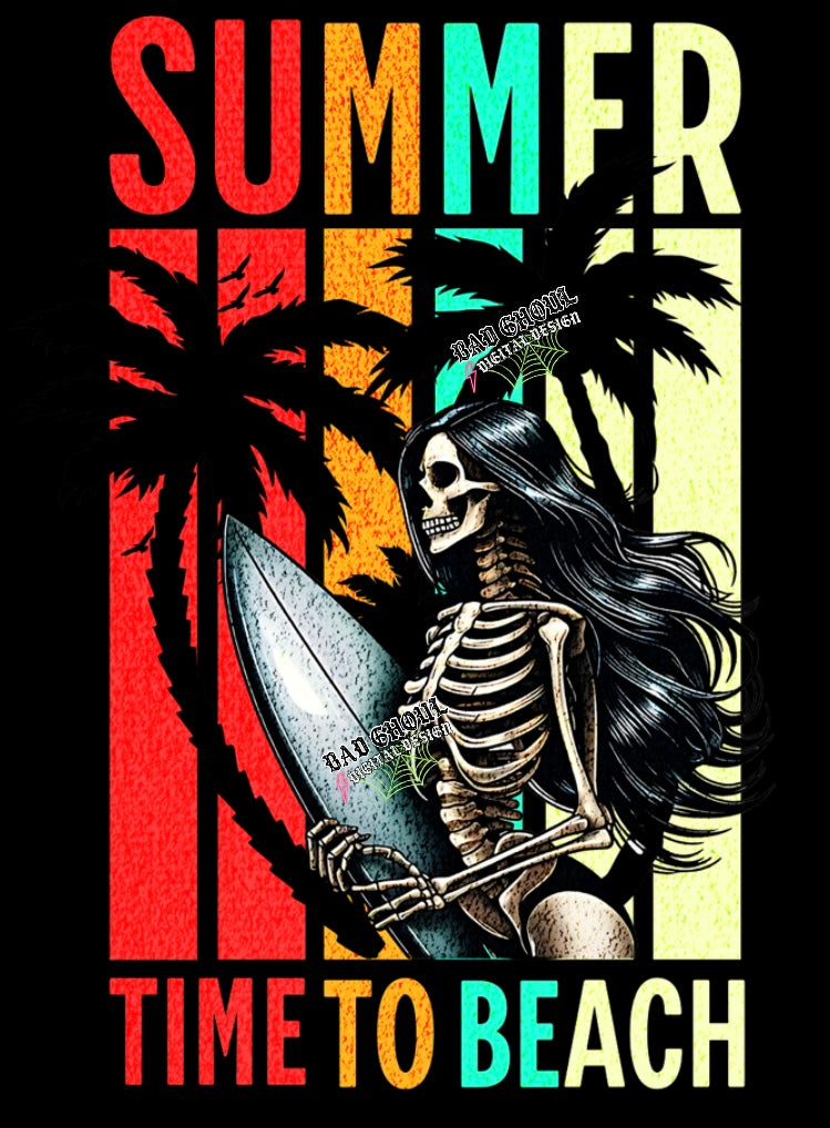 Time To Beach PNG Download