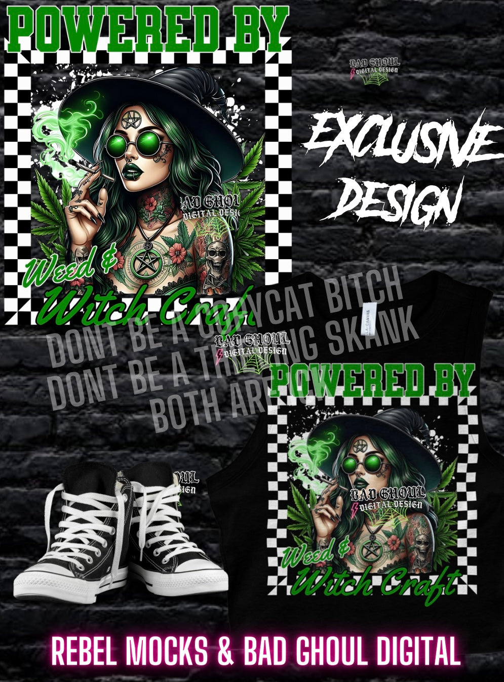 EXCLUSIVE Witch Craft & Weed PNG Download