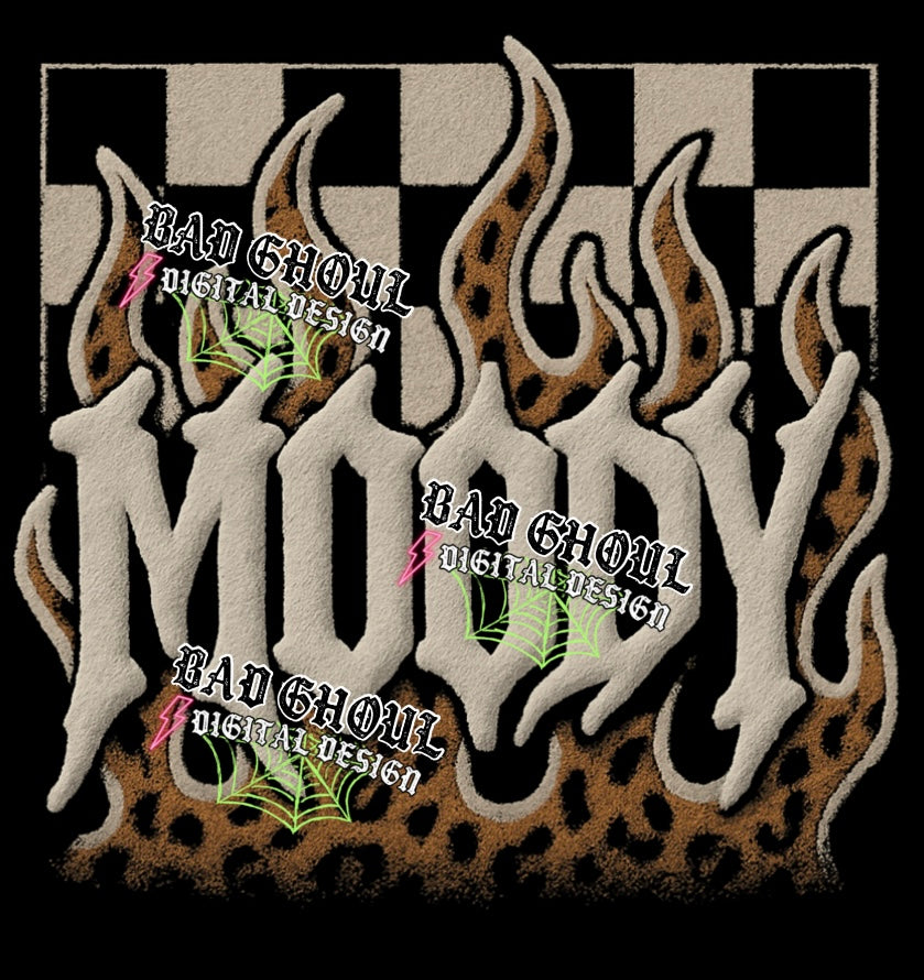 Faux puff Moody PNG DOWNLOAD Black Fabric Only