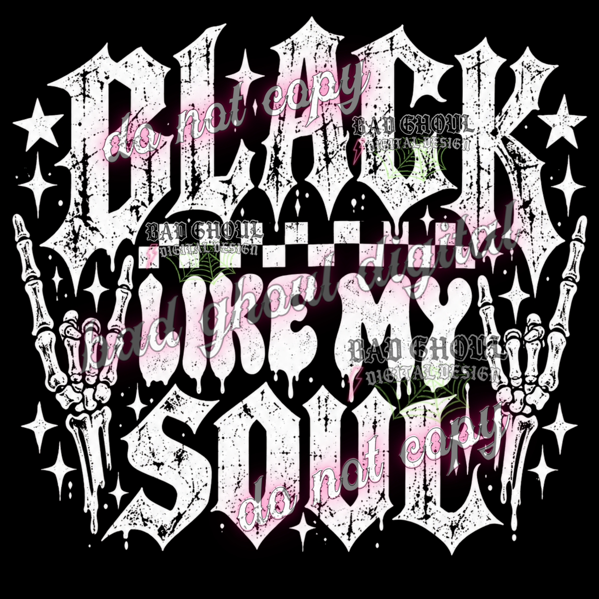 Black like my soul | PNG DOWNLOAD BLACK FAB ONLY