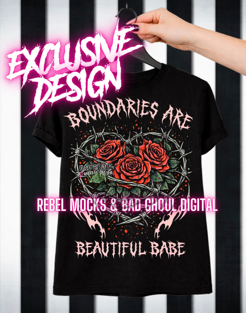 Exclusive|Boundaries| Black Fab Only PNG DOWNLOAD