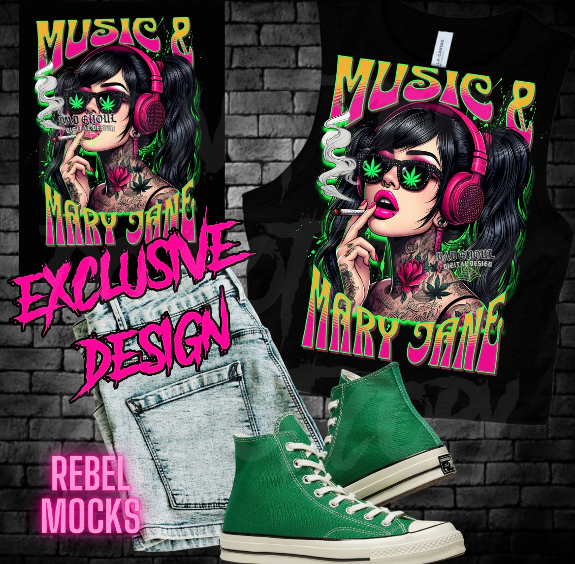 EXCLUSIVE Music and Mary Jane PNG Download