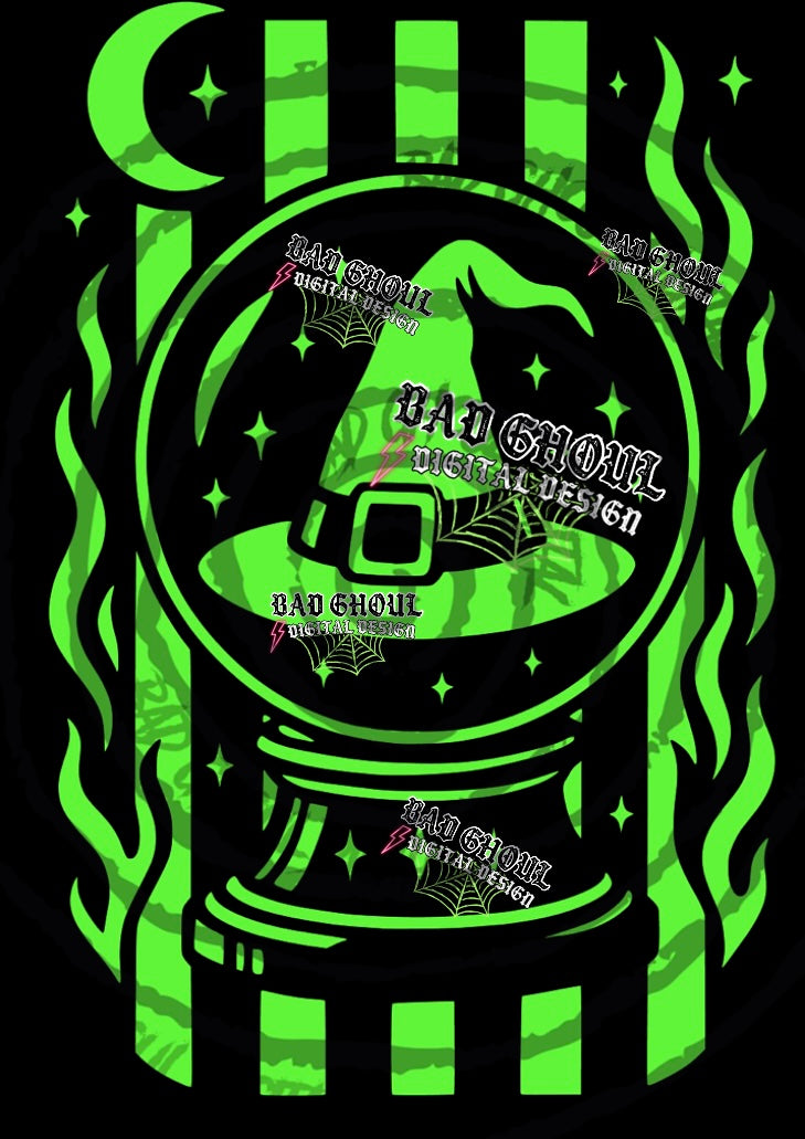 Witchy Flag PNG DOWNLOAD Black Fab Only