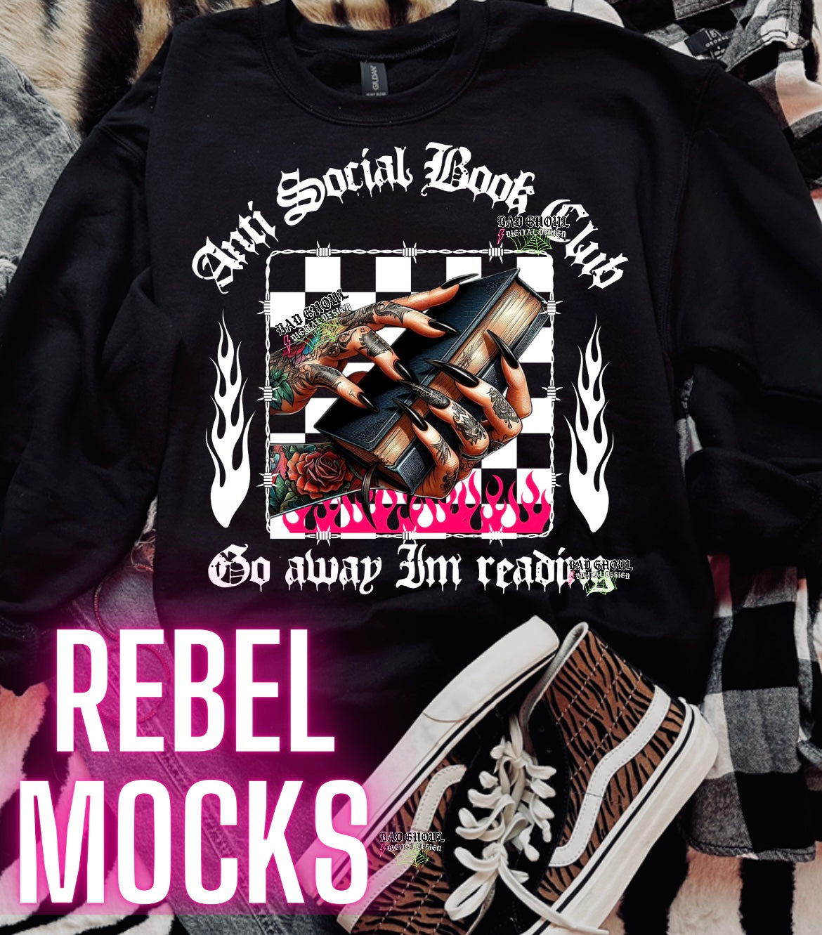 Exclusive Anti Social Book Club PNG Download