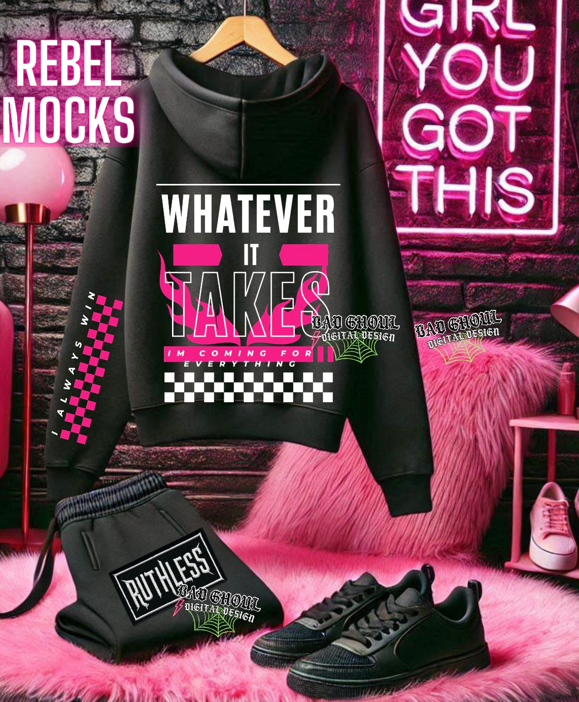 Whatever it takes + sleeve PNG Download