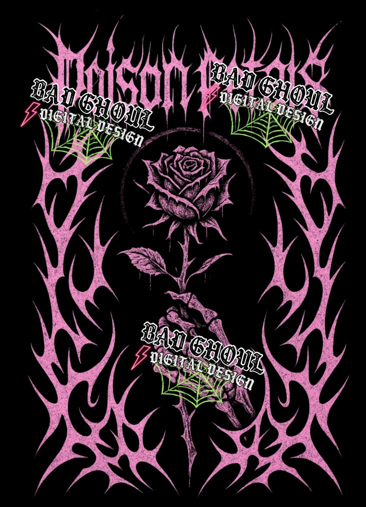 Poison Petals PNG DOWNLOAD Black Fab Only