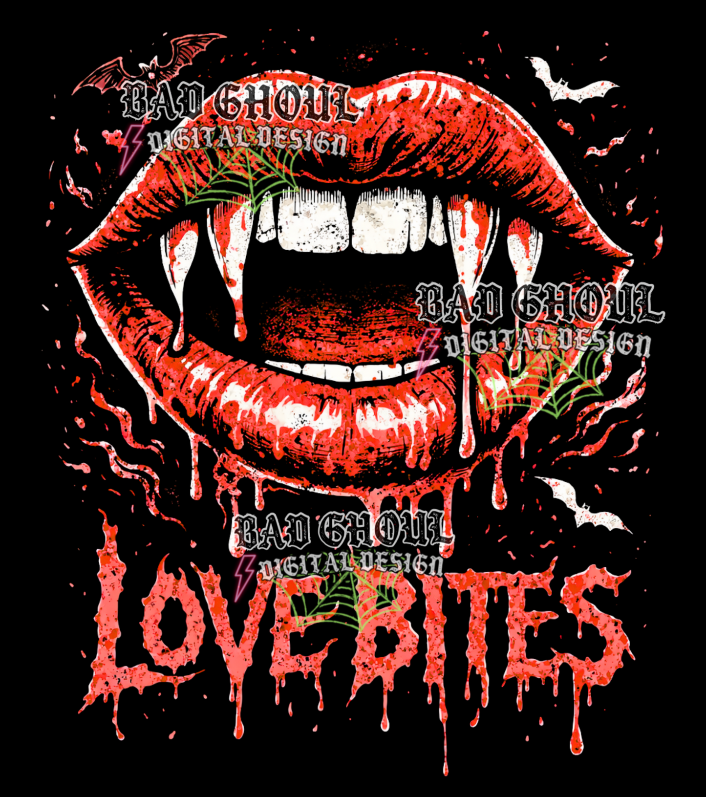 Love Bites | PNG DOWNLOAD BLACK FAB ONLY