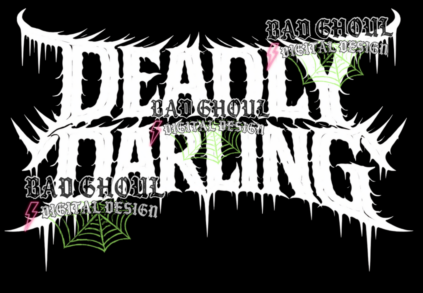 Deadly Darling | PNG DOWNLOAD BLACK FAB ONLY