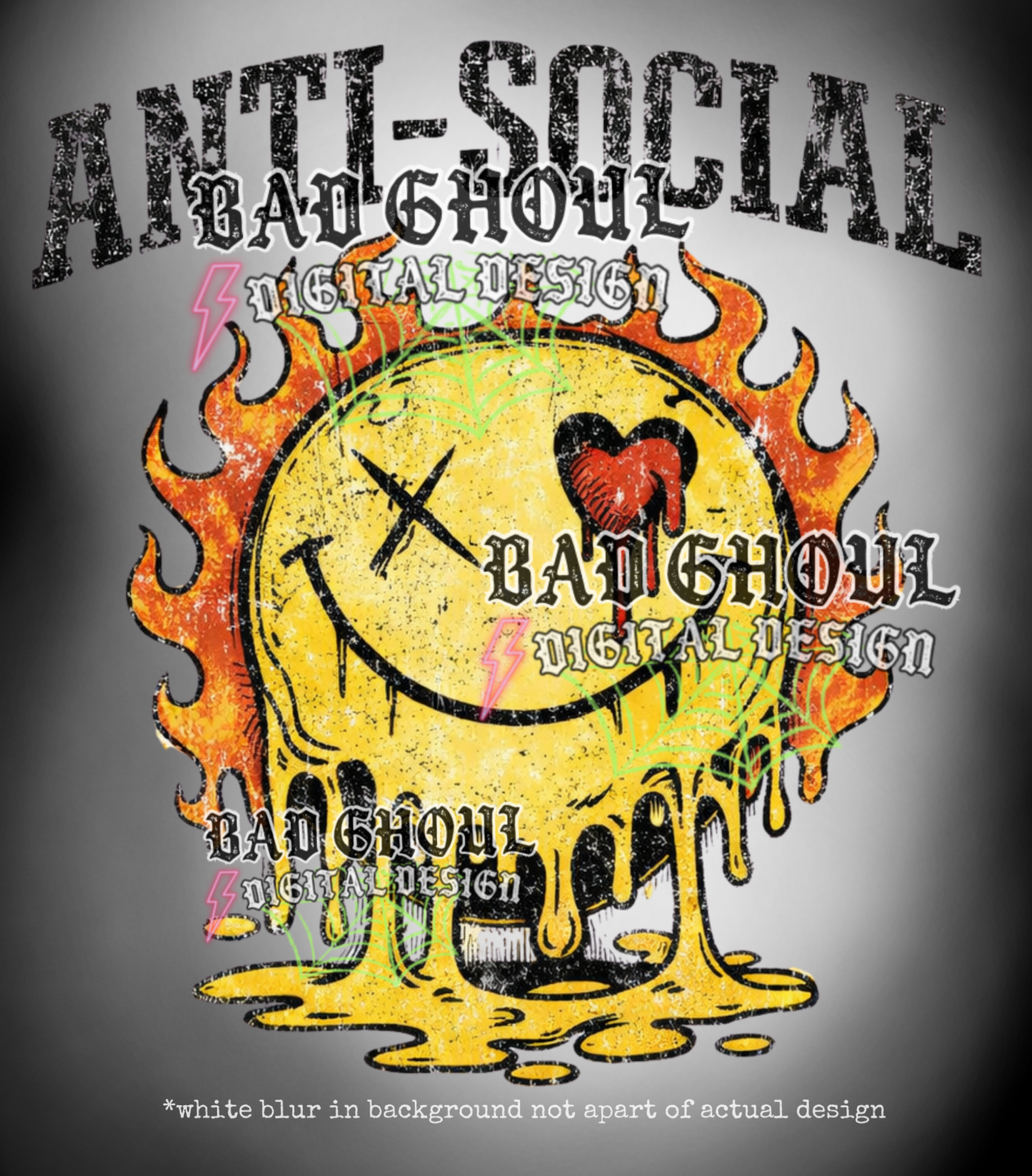Anti-Social - Grungy | PNG DOWNLOAD