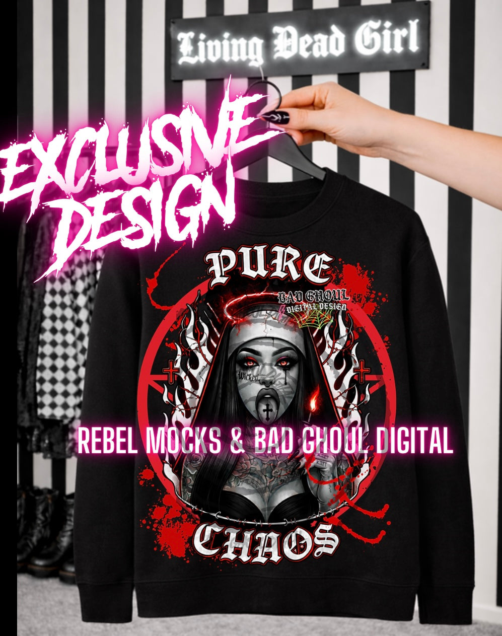 Exclusive|Pure Chaos |Black Fab Only PNG DOWNLOAD
