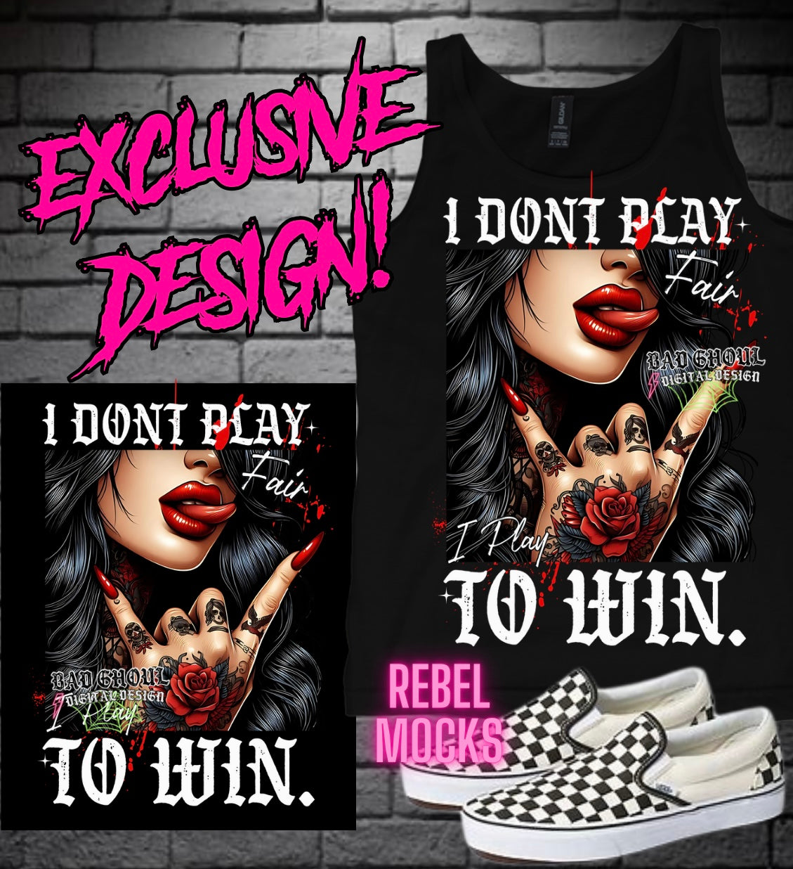 EXCLUSIVE I Dont Play Fair PNG Download
