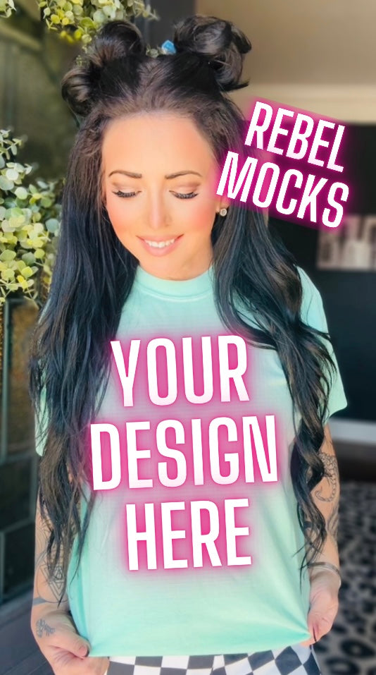 Cc Chalky Mint Vibez Model Mock Up