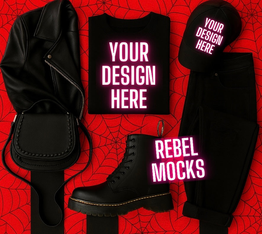 Sweatshirt Goth Edgy Alternative Mock Up