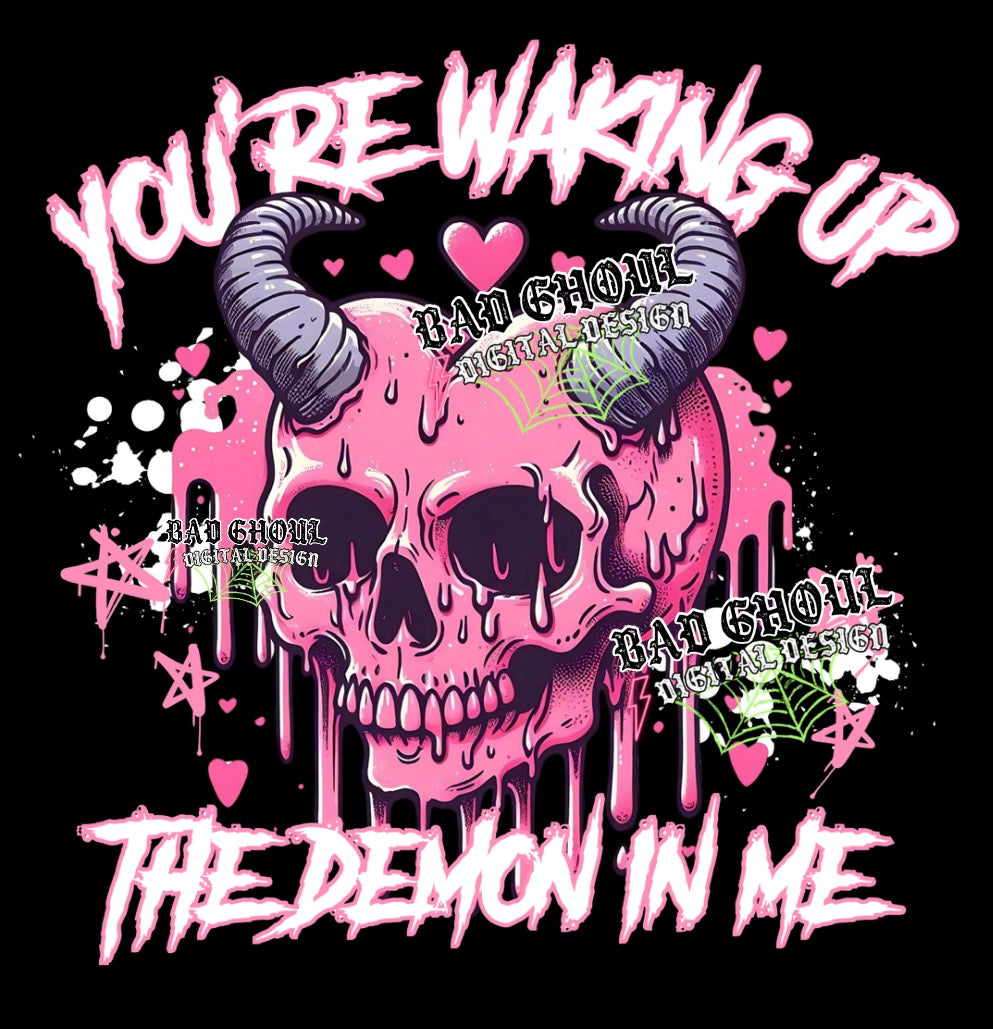 Youre Waking Up The Demon PNG Download