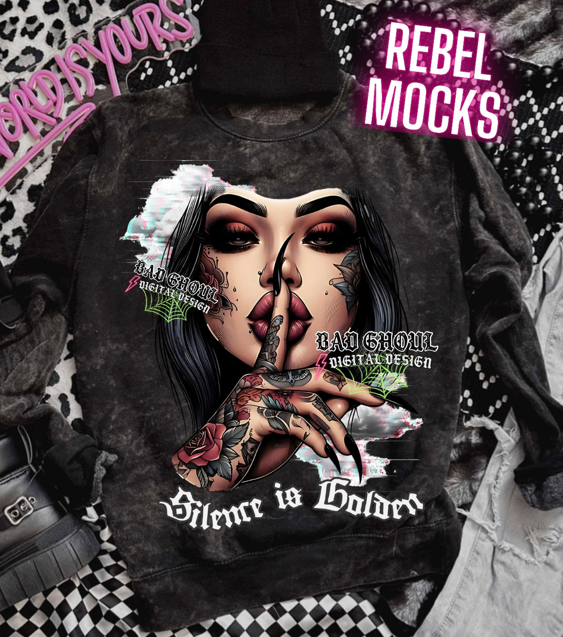 Silence is Golden PNG Download