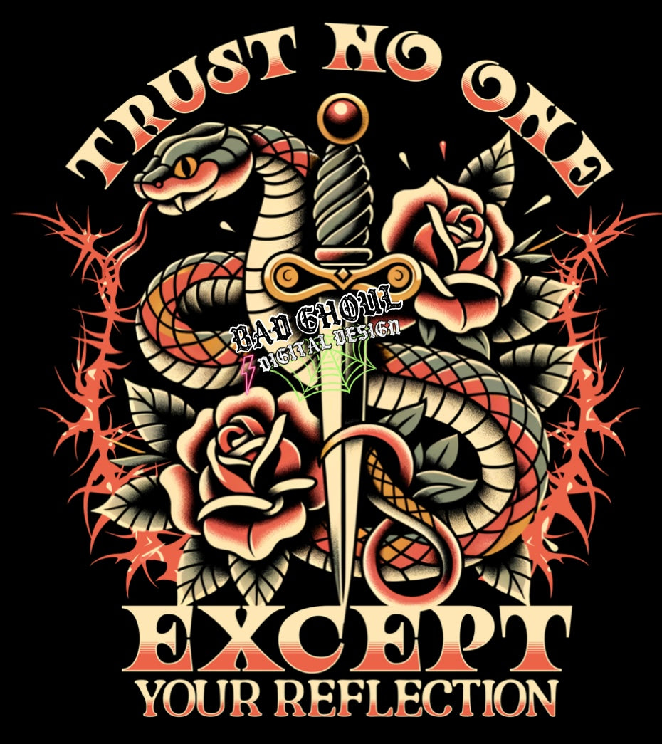 Trust No One PNG Download