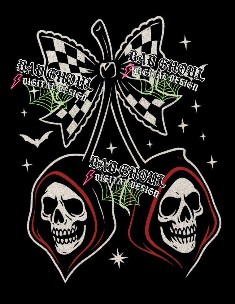 Reaper Cherries PNG DOWNLOAD Black Fab Only