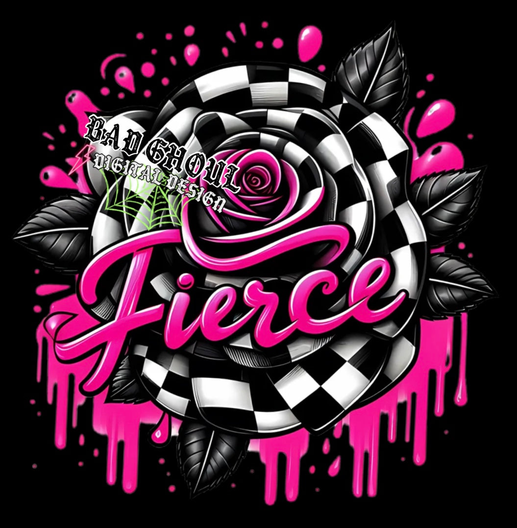 Fierce Checkered PNG Download