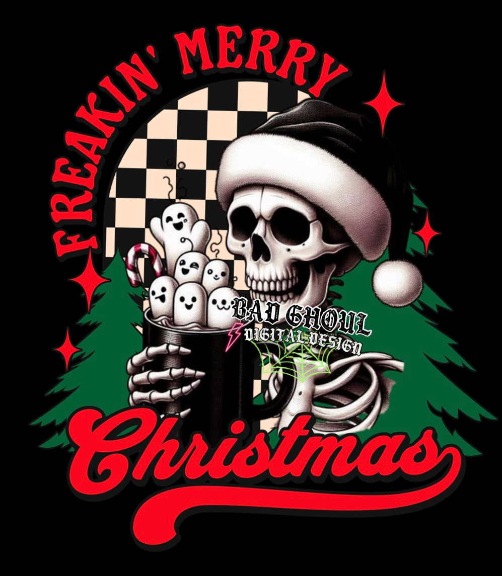 Freaking Merry Christmas PNG Download