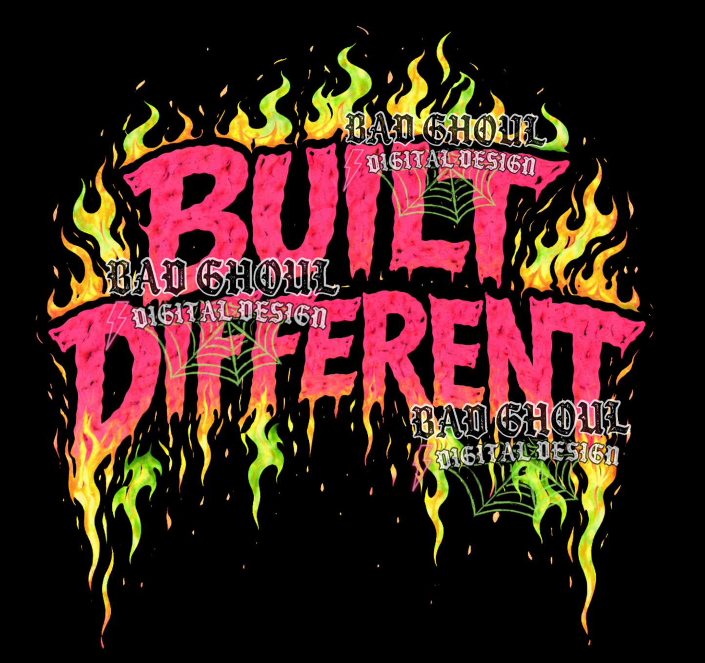 Built Different | PNG DOWNLOAD BLACK FAB ONLY