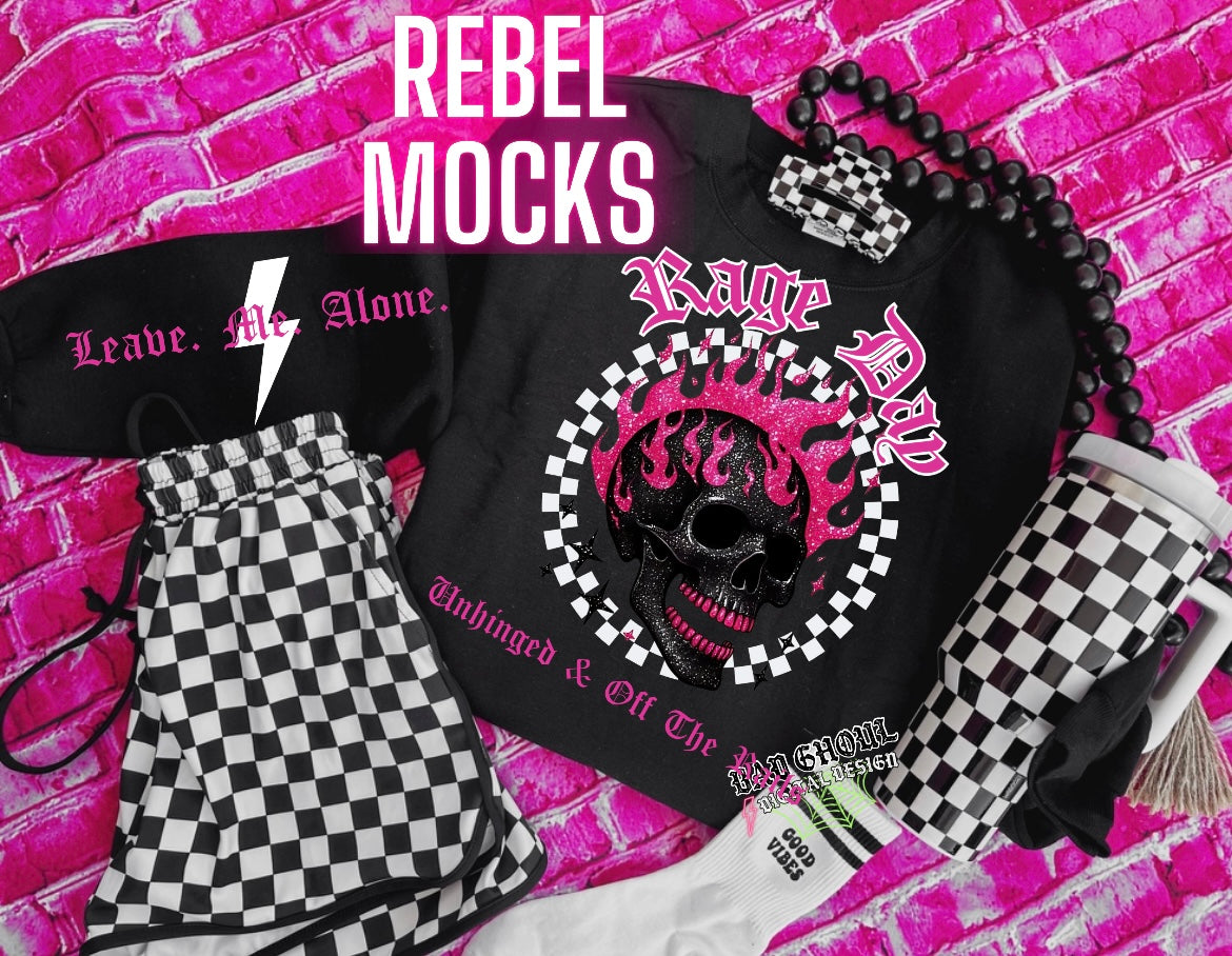 RAGE Day & Leave Me Alone Sleeve PNG Download